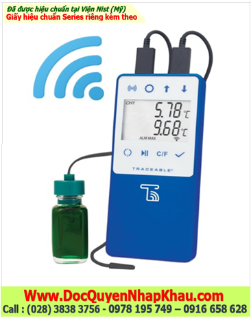 Nhiệt kế Vaccine Mmonitoring -50.00º đến 60.00ºC, 6501 TraceableLIVE® Datalogger Thermometer